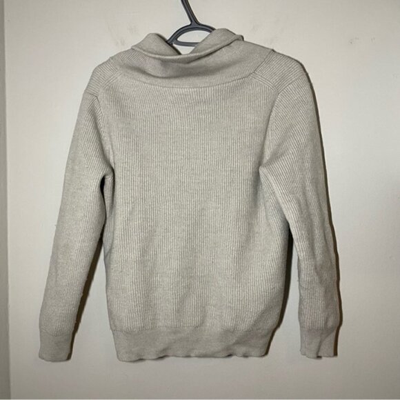 PATRICK ASSARAF SHAWL COLLAR MERINO WOOL SWEATER SIZE M - Picture 6 of 8